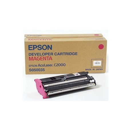 Cartucho de toner compatible con Epson S050035 Magenta 6.000 Paginas